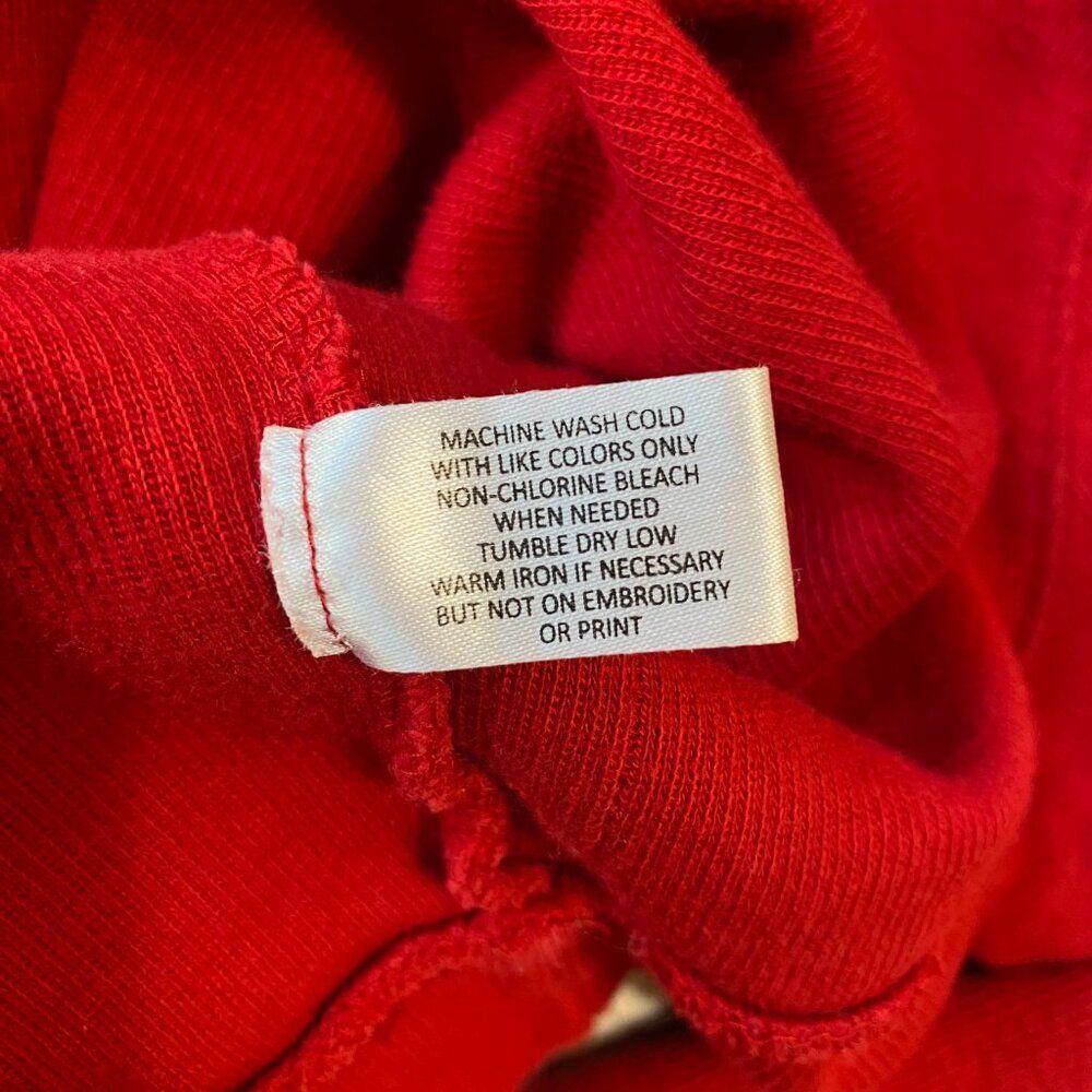 U.S. Polo Assn. Quarter Zip Sweater 100% Cotton Red Men's 2XL - Picture 11 of 11
